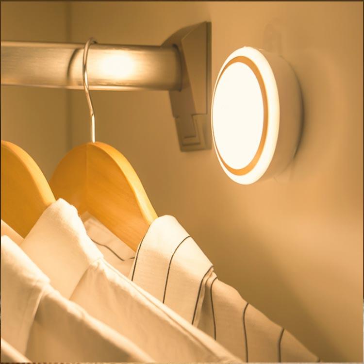 センサーライト 電池 人感 センサー ledライト自動点灯 消灯 マグネット付き 粘着テープ 屋内 led照明 小型 常夜灯 玄関 階段 送料無料 |  | 04