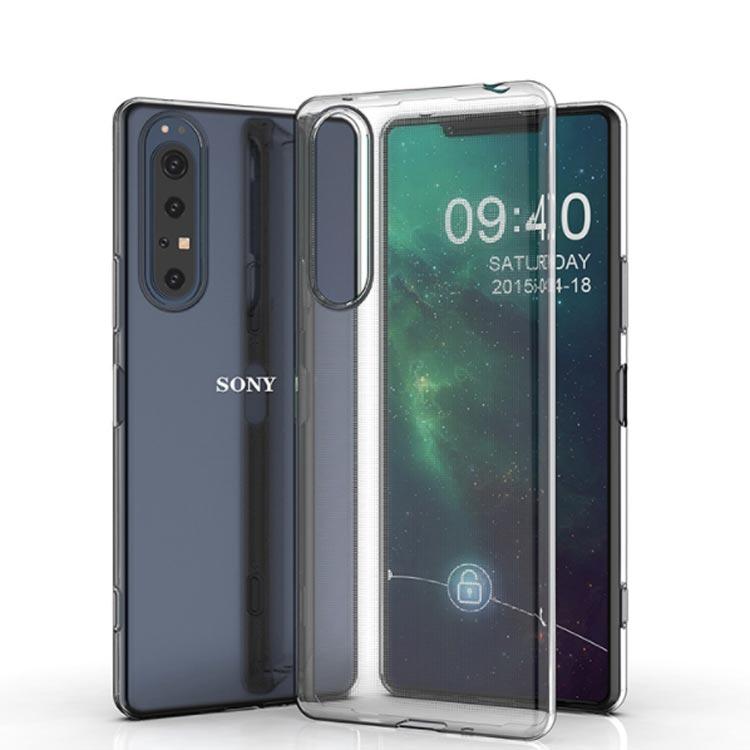 Xperia1 ケース tpu クリア SO-03L SOV40 防指紋 ソニー エクスペリア 1 カバー docomo au Sony 送料無料 |  | 02
