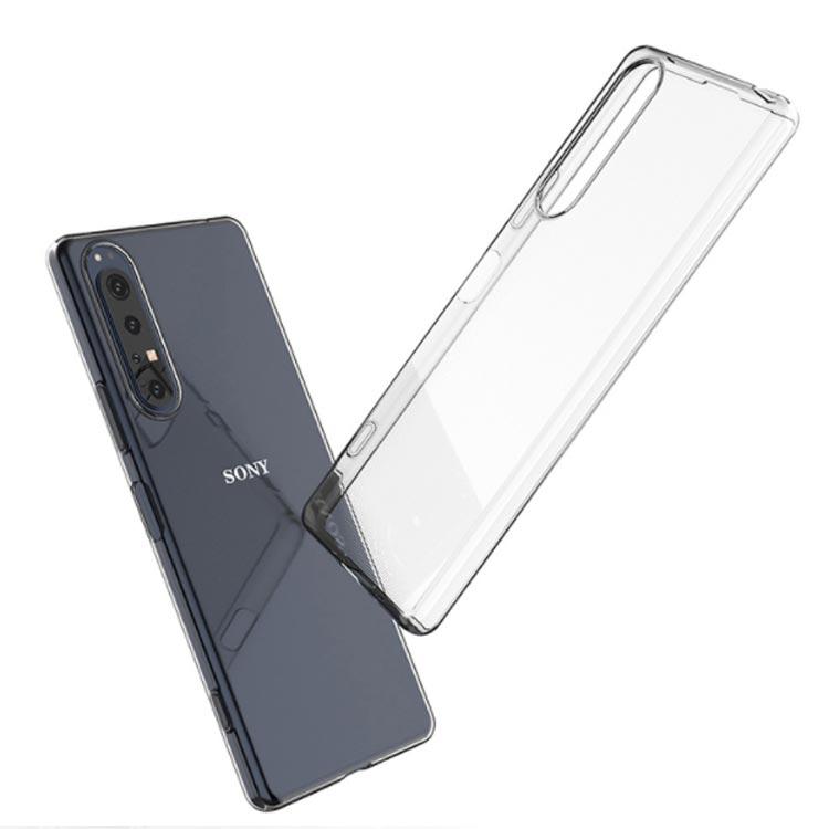 Xperia1 ケース tpu クリア SO-03L SOV40 防指紋 ソニー エクスペリア 1 カバー docomo au Sony 送料無料 |  | 04