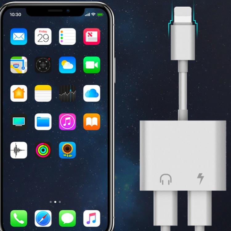 2in1 iPhone 11 iPhone 11 Pro イヤホン変換ケーブルイヤホン iPhone 11 Pro Max iPhone XS 充電ケ |  | 02