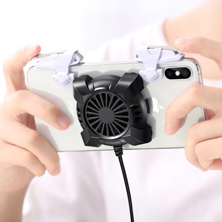 発熱対策 スマホ 冷却ファン スマホ散熱器 荒野行動 発熱する スマホ本体 予備バッテリー 温度差 送料無料 充電式 伸縮式クリップ 散熱効果抜群 |  | 03