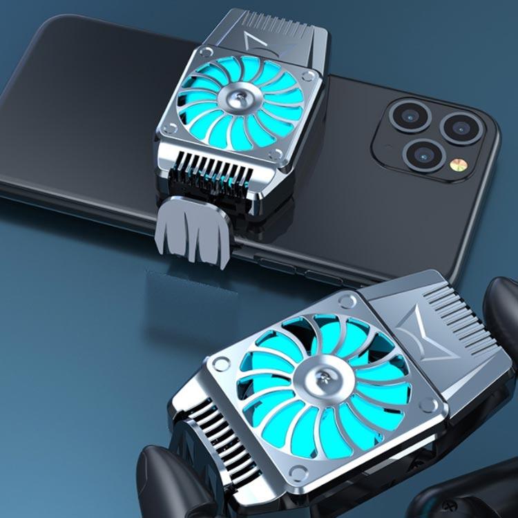 スマホ 冷却ファン 小型 超軽量 スマホ散熱器 冷却クーラー 3秒急速冷却 伸縮式クリップ 滑り止め 静音 小型 荒野行動 PUBG 送料無料 |  | 01