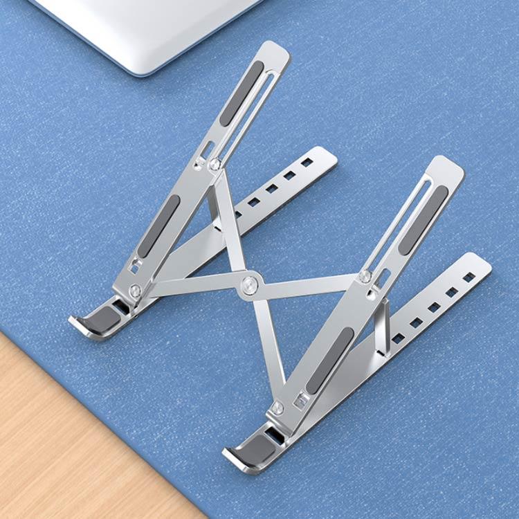 タブレット アルミ合金 折り畳み スタンドノートPC アルミ合金 スタンド PCホルダー ノートパソコンスタンド アルミ合金 6段階 送料無料 垂直 |  | 01