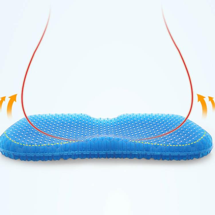 ジェルクッション ゲルシートクッション 腰痛対策 クッション ハニカム構造 腰痛 座布団 デスクワーク 車 オフィス 座椅子 卵が割れない |  | 03