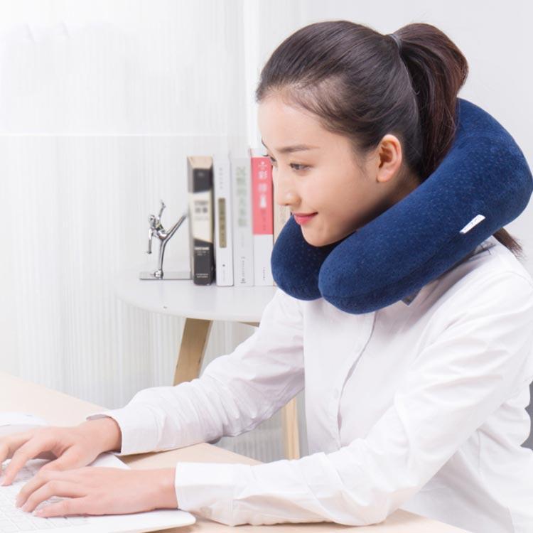 ネックピロー 飛行機 トラベル エアー 空気 車 ピロー 枕 U字 旅行 安眠 快眠 クッション 快適 くび枕 首枕 トラベルグッズ 送料無料 携帯 |  | 03