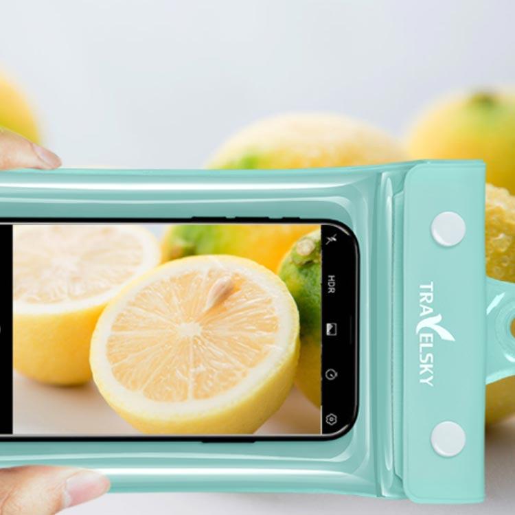 スマホ 防水ケース 防水ポーチ 防水等級IPX8 送料無料 指紋認証 透明 iPhoneカバー クリア ネックストラップ付き iPhone11pro |  | 01