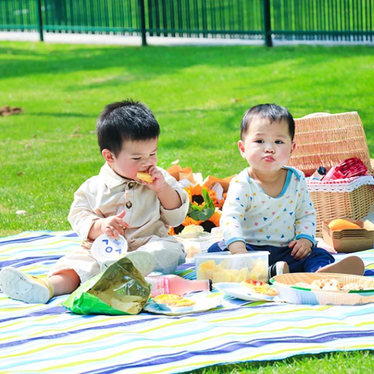 レジャーシート 厚手 クッション 200×145 折りたたみ おしゃれ 大きい 4?5人 大判 運動会 防水アウトドア 洗える 手洗い 送料無料 |  | 02