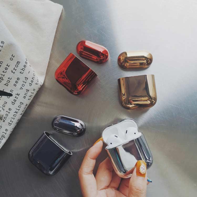 airpods カバー airpods2 ケース シンプル イヤホンケース AirPods Pro ケース メッキ加工 柔軟 高耐久性 送料無料 |  | 03