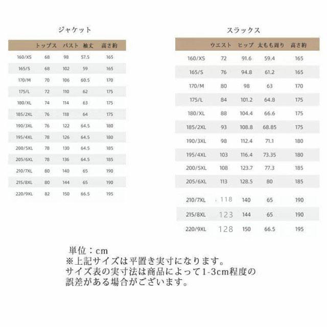 セットアップ2号サイズ 送料無料 大きいサイズ メンズ セットアップ スーツ カジュアルスーツ