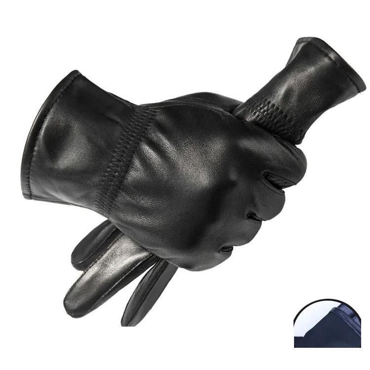 手袋 メンズ レザー 防寒 裏起毛 ビジネス 本革手袋 グローブ レザー