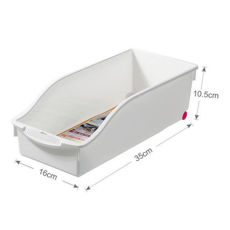 キッチン 収納 キッチン収納ケース シンクボックス 引き出し シンク下収納 収納BOX スリム ロング バスケット かご 整理整頓 ストック 缶詰 ペの画像