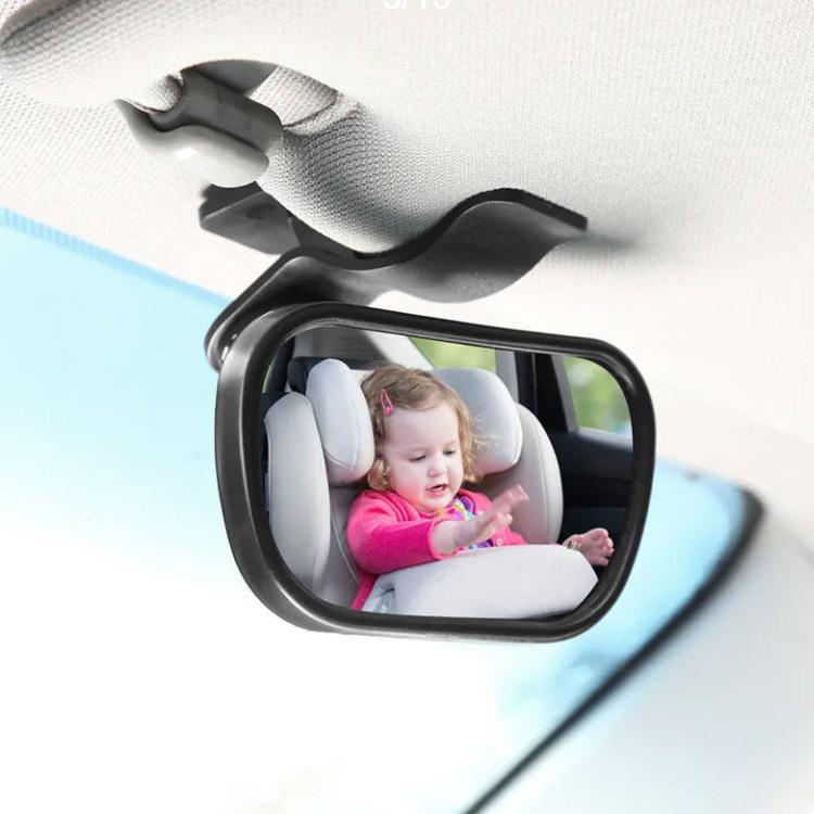 車用 ベビーミラー 車内 グリップ チャイルドシートミラー ルームミラー サンバイザー 子供 赤ちゃん 曲面鏡 安全 運転中 バックミラー