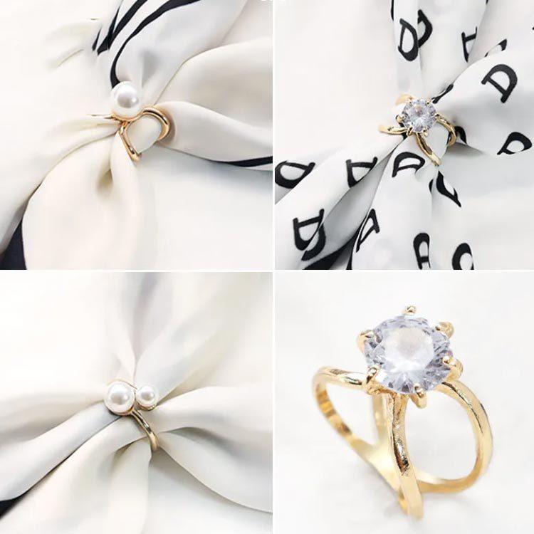 スワロフスキーのスカーフクリップ　クロス型ペンダント k14gf スワロ王冠クロスネックレス ＊ ゴールド 金