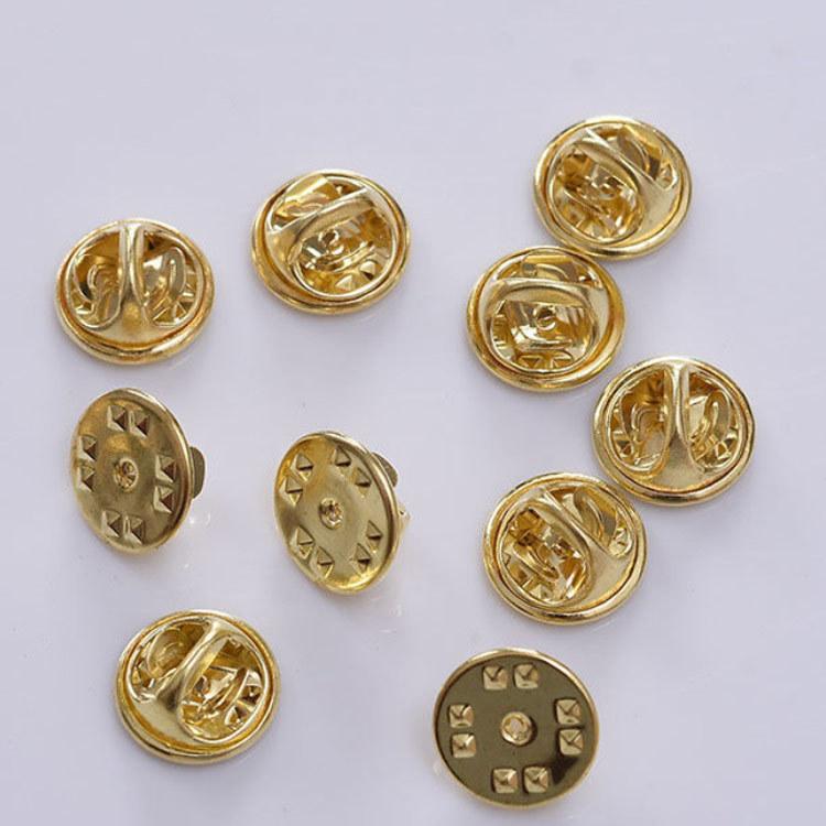 ピンバッジ金具 ピンバッチ 留め具 10個セット 蝶タックピン ピンバッジ金具 ピンバッチ 留め具 10個セット 蝶タックピン