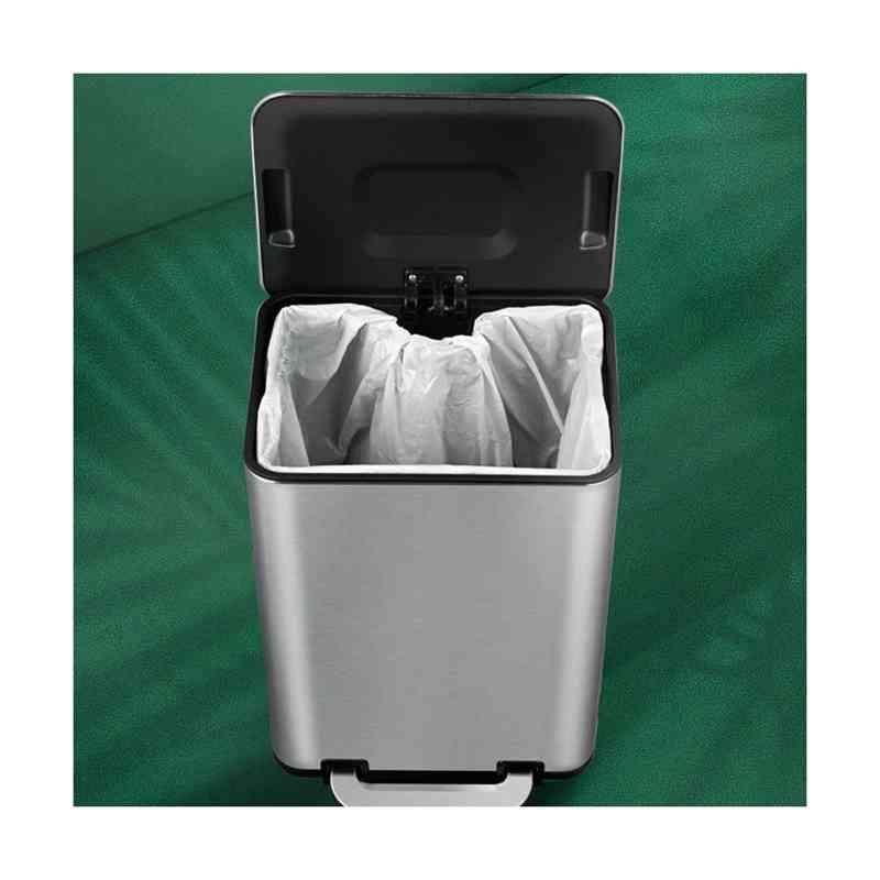 ステンレス  ゴミ箱 おしゃれ ふた付き キッチン 12l  ダストボックス ごみ箱 生ゴミ 大容量 オシャレ 台所 大型 生ごみ ふたつき  ダストの画像