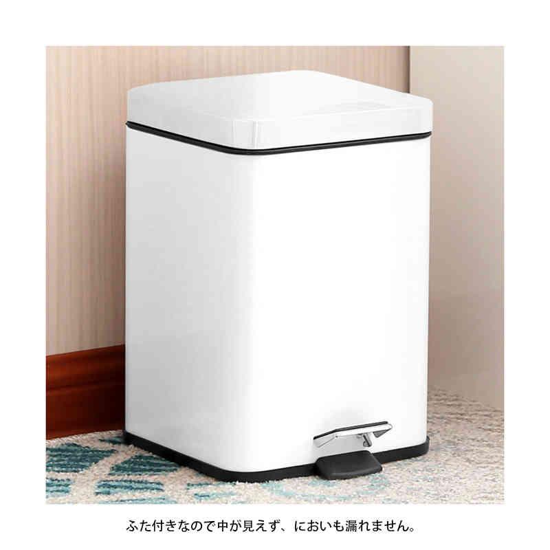 ステンレス  ゴミ箱 おしゃれ ふた付き キッチン 12l  ダストボックス ごみ箱 生ゴミ 大容量 オシャレ 台所 大型 生ごみ ふたつき  ダストの画像