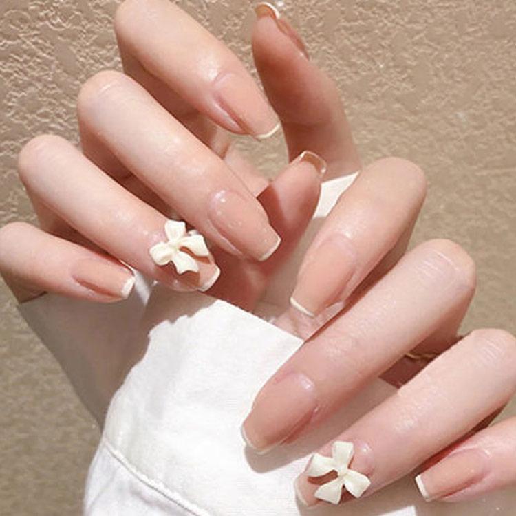 貼るだけ簡単ネイル ショート ネイル 24枚入り チップ ネイルチップ