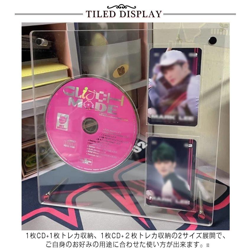 CDディスプレイ フレーム CDスタンド トレカホルダー 芸能人 アイドル