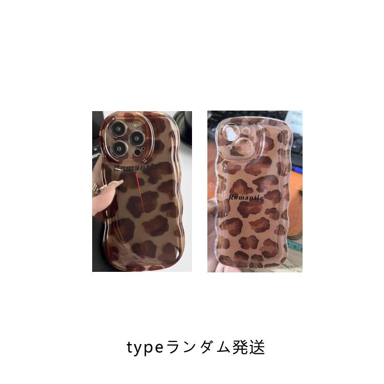 iPhone16 ケース ウェーブ ヒョウ柄 iPhone12 Pro max iPhone iPhone15