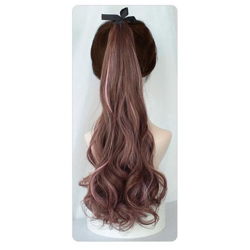 ウィッグ ポニーテール ロング ポニーテールウィッグ グラデーション