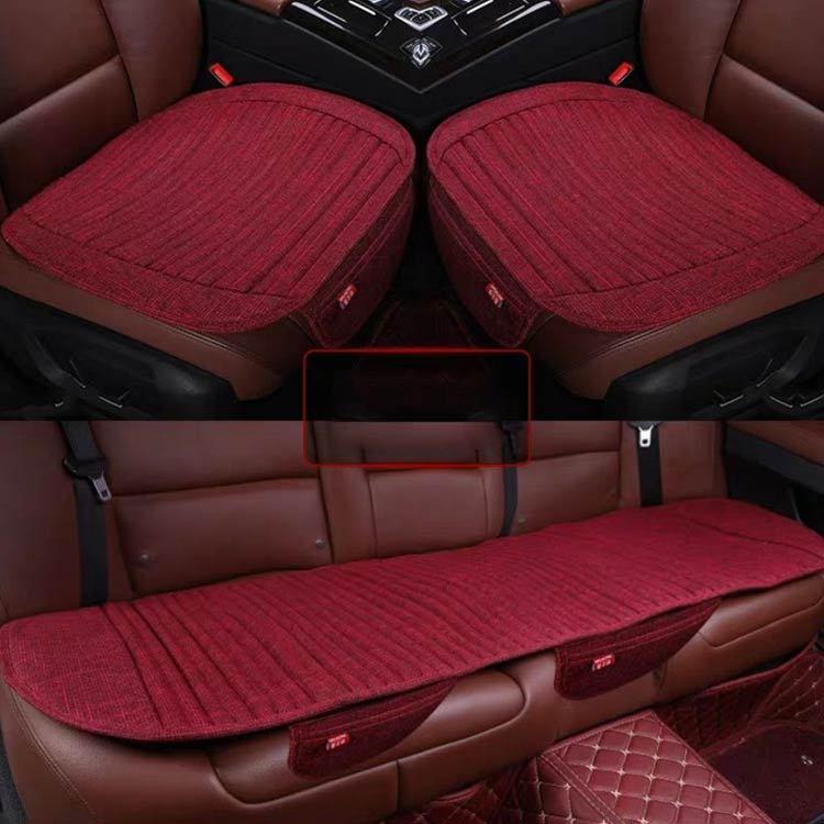 座布団 カークッション 車用品 クッション 麻混 座席シート 通気性 シートカバーシート シートクッション 3点セット 滑り止め 運転 ドライブ ナチ Wtf352 Elevenoneヤフー店 通販 Yahoo ショッピング