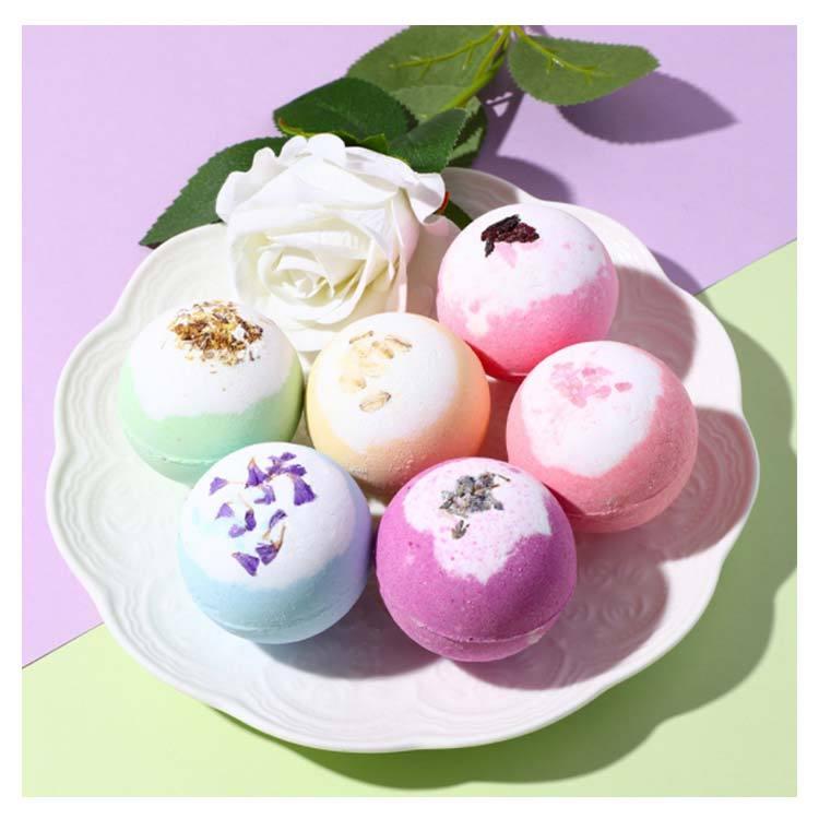 送料無料 入浴剤 バスボム バスボール 風呂 6個セット プレゼント 炭酸