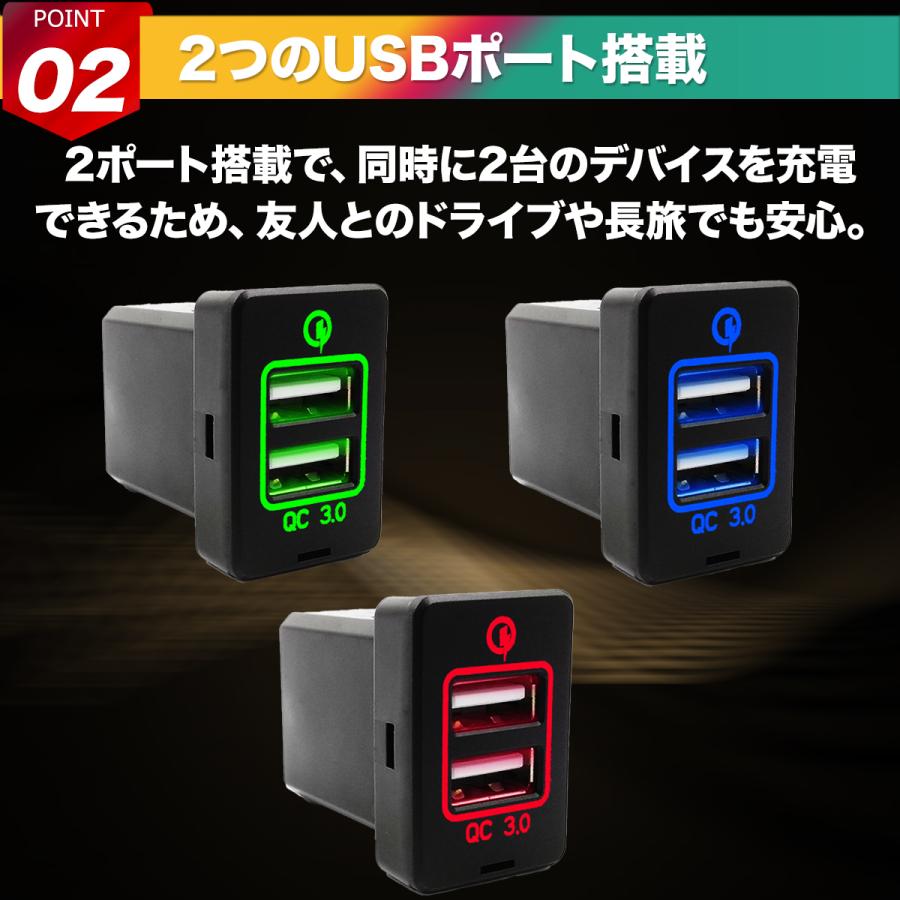 トヨタ USB電源 USBポート 2ポート搭載 スイッチホール パネル カバー