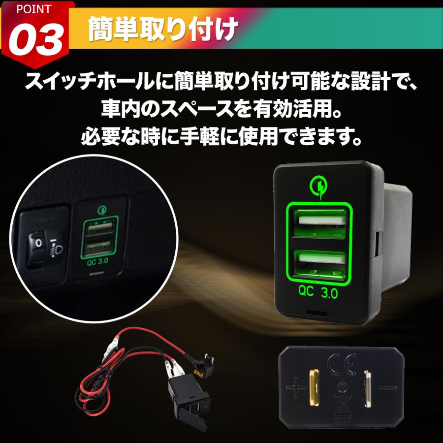 トヨタ USB電源 USBポート 2ポート搭載 スイッチホール パネル カバー