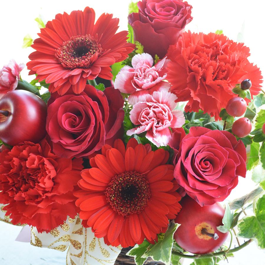 花 バラ ガーベラ カーネーション アレンジメント フラワーギフト 誕生