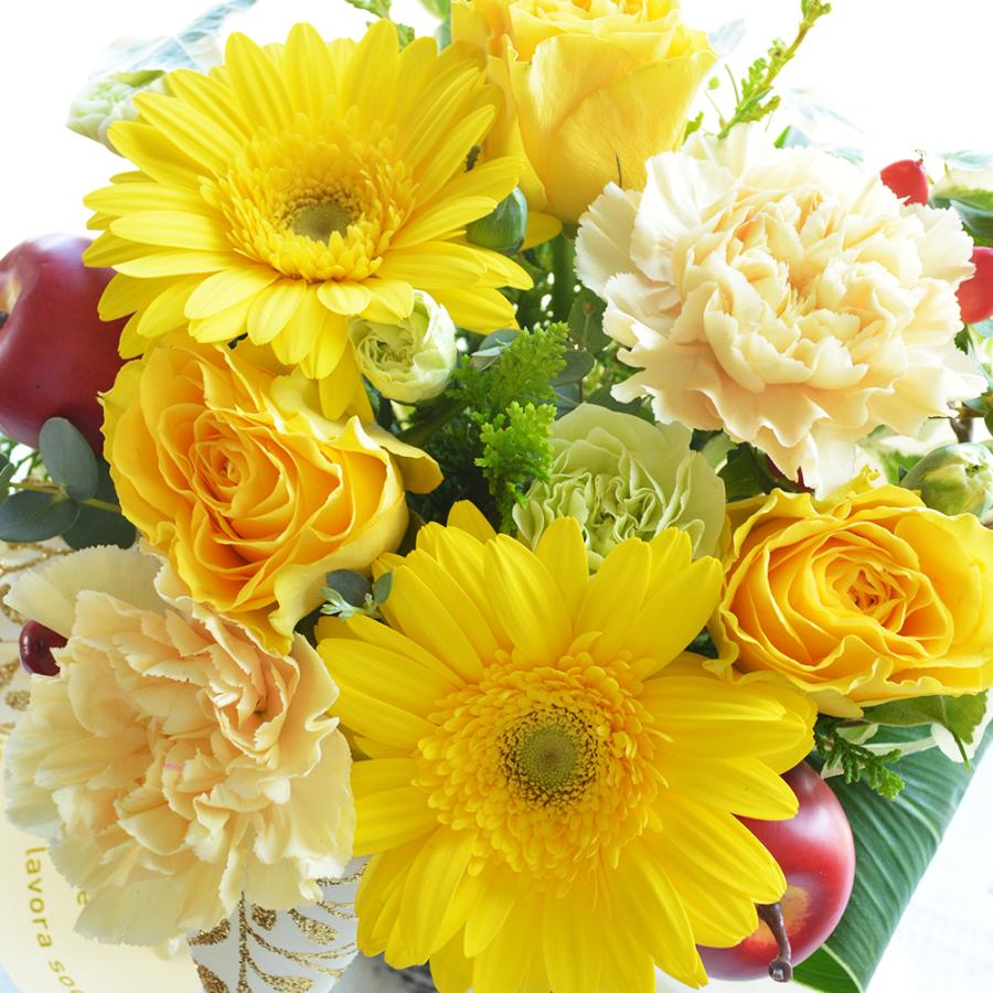 花 バラ ガーベラ カーネーション アレンジメント フラワーギフト