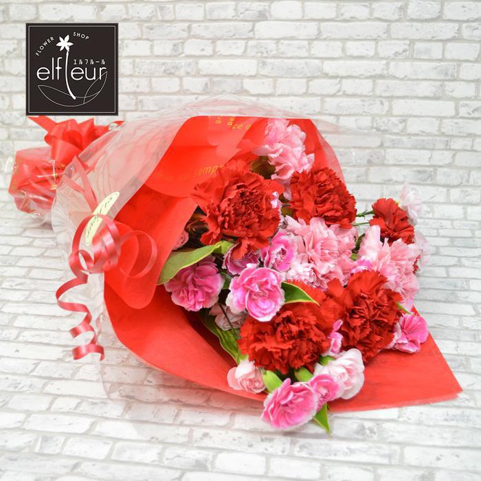 レッド ピンクミックスカーネーション 花束 贈り物 プレゼント 花 誕生日 記念日 フラワーギフト B06zzt4fq3 フラワーショップエルフルール 通販 Yahoo ショッピング