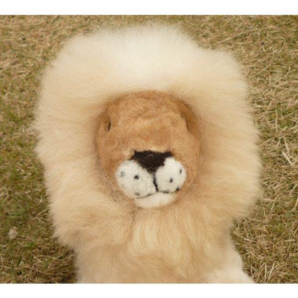 NUIGURUMI-06 ライオン ベビーアルパカ毛皮 ソフト 可愛い ペルー