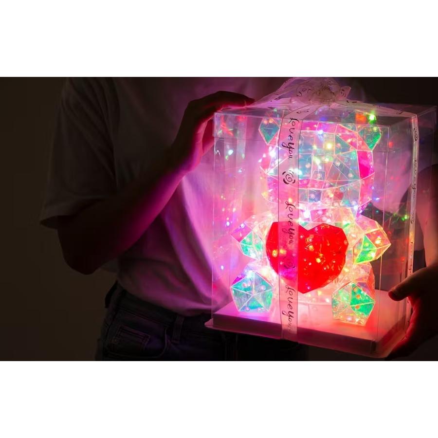 くま おもちゃ クマ モチーフライト クマちゃんLED ハートベア タイプ