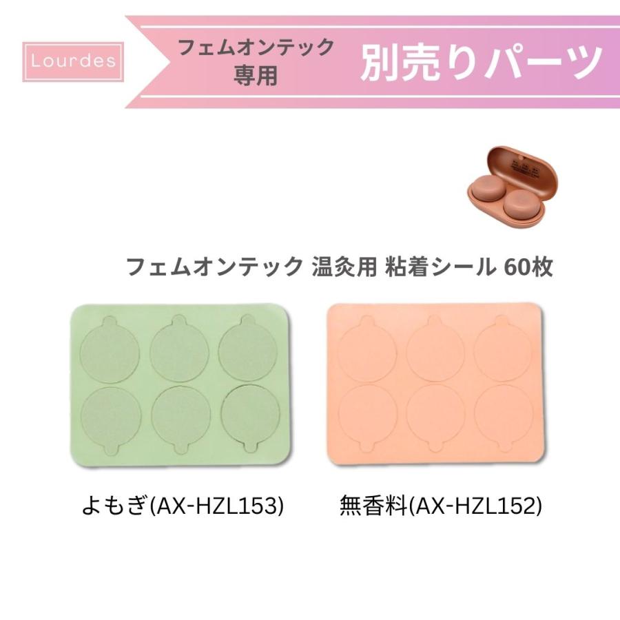 ルルド 【交換用】 ボーテ フェムオンテック 温灸用 粘着シール 無香料