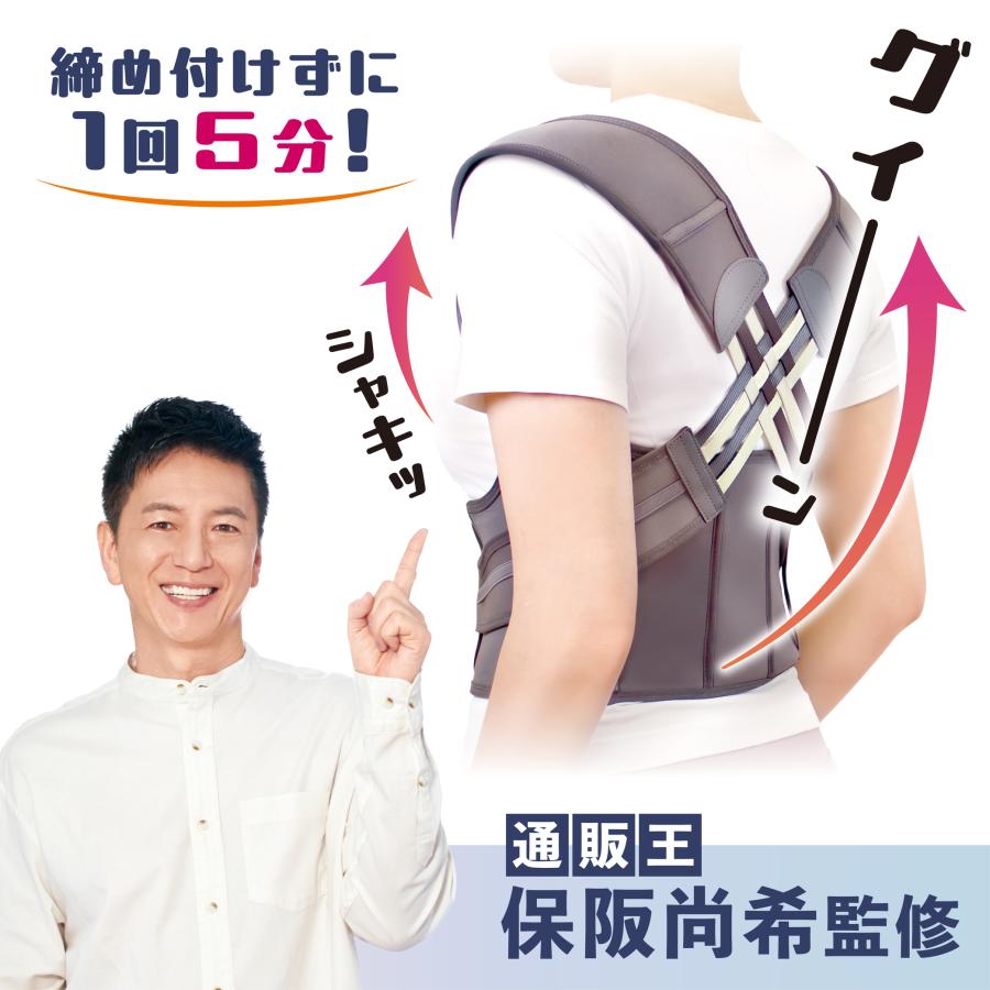 ギフト シャキッとグイーン 1回5分の姿勢補整 姿勢 お腹 肩 背中 肩
