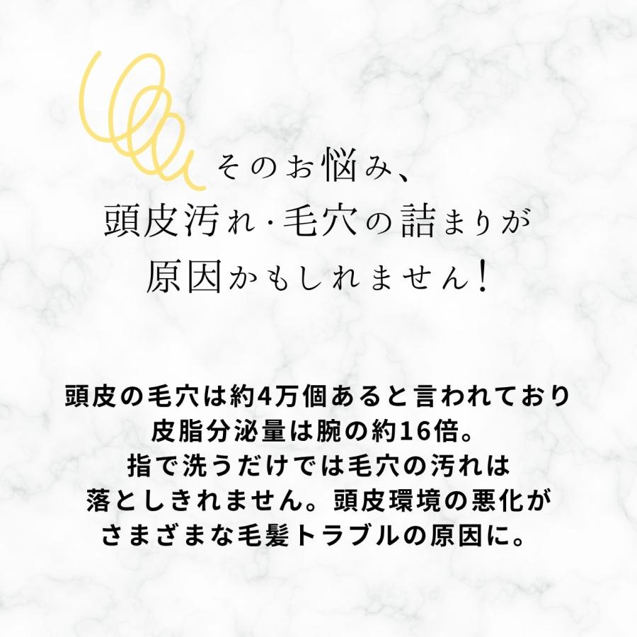 スカルプブラシ エスハートエス ワールドモデル ショート 専用スタンド PETケース入り 頭皮 毛穴汚れ 皮脂 臭い 髪 艶 使いやすい 男女 送料無料 | エス・ハート・エス | 02