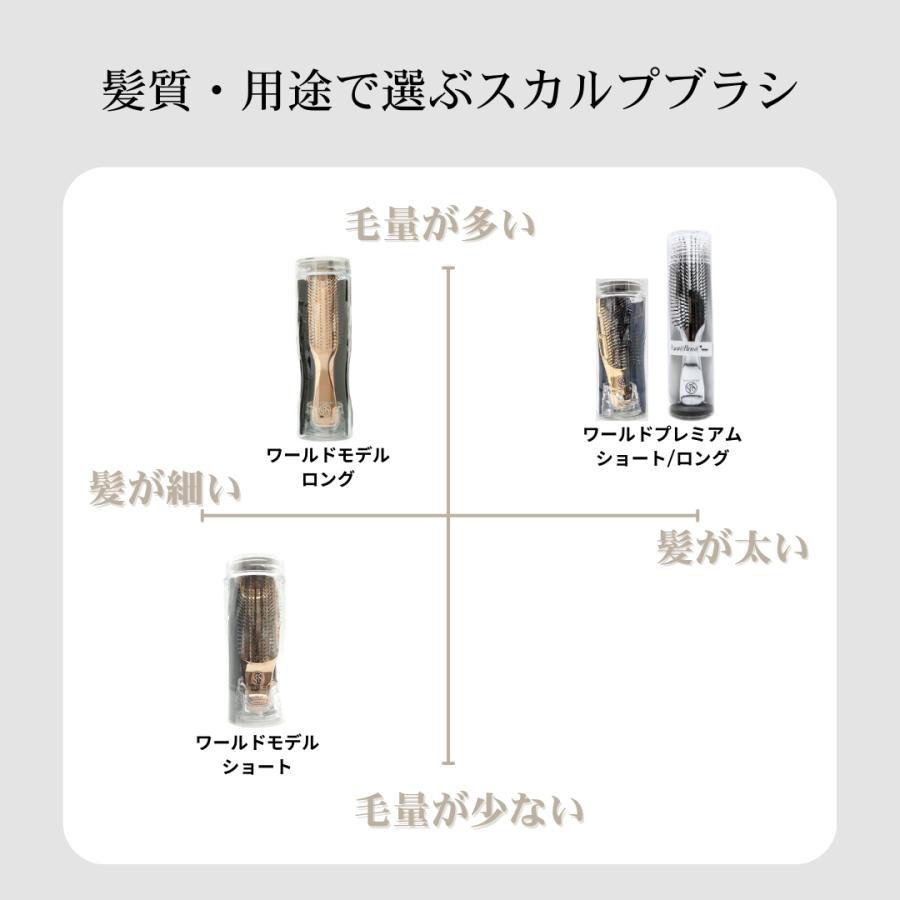 エス・ハート・エス スカルプブラシ ワールドモデル ショート 専用