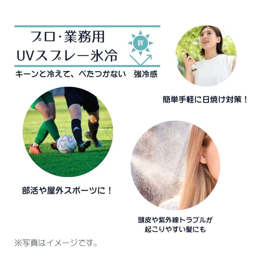 1】プロ 業務用UV スプレー 氷冷 日焼け止め 顔 体 全身 冷感 ビタミン