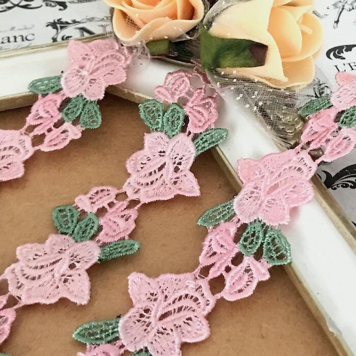 レース リボン 衣装 花 手芸 バラレース 花レース バレエ衣装 素材  