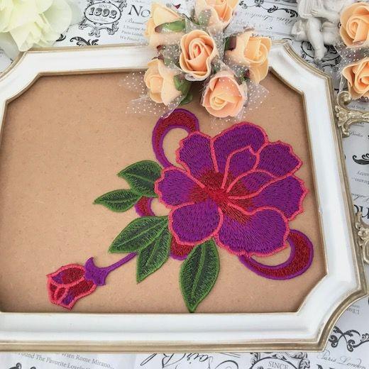 モチーフ 花 バラモチーフ レースモチーフ アップリケ パープル ハンドメイド パーツ 紫 レオタード バトンモチーフ 装飾 手作り 衣装 ダンス レオタード 1 Elisabeth Smile Craft Shop 通販 Yahoo ショッピング