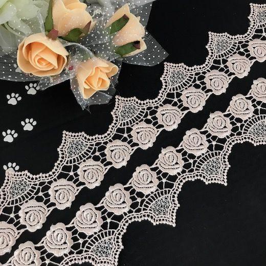 レース バラ 刺繍 ケミカル レース ベージュ ハンドメイド パーツ 薔薇 リボン 手芸 素材 材料 花模様 レオタード バトンモチーフ 手作り 花柄 リボン 1 Elisabeth Smile Craft Shop 通販 Yahoo ショッピング