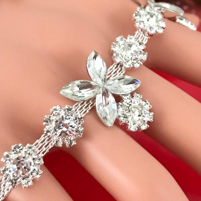 ラインストーン チェーン 花 衣装 装飾 アクセサリー パーツ