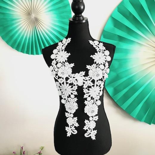 レースモチーフ モチーフ 衣装 お花 ストーン付き モチーフ 手作り 装飾 レオタード バトンモチーフ 新体操 衣装作り B1 1 Elisabeth Smile Craft Shop 通販 Yahoo ショッピング