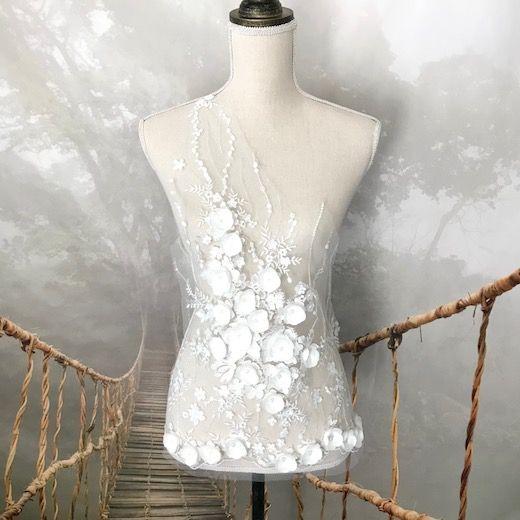 モチーフ チュールモチーフ 衣装 装飾 ダンス バレエ 新体操 レオタード バトントワリング ホワイト 白 花 3d モチーフ アップリケ ストーン付 キラキラ 花 B2 1 Elisabeth Smile Craft Shop 通販 Yahoo ショッピング