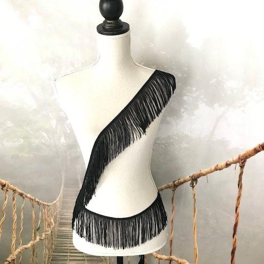 フリンジブレード W10cm 1ヤード タッセル 黒 90cm 新体操 レオタード ベリーダンス 衣装レース ブレード 刺繍 リボン 手作り 飾り 素材 装飾 手芸 素材 材料 B6 1 Elisabeth Smile Craft Shop 通販 Yahoo ショッピング