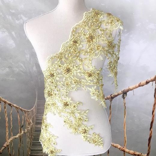 スパンコール レース 手芸 幅広い ゴールド バレエ衣装 衣装 チュチュ