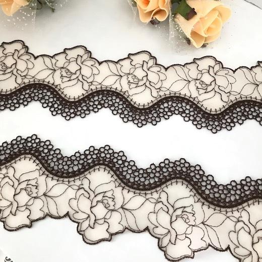 レース リボン 花 手芸 バラ オーガンジー チュールレース 刺繍レース 花模様 ベージュ バラ模様 装飾 衣装 バレエ衣装 チュチュ 花柄 C1 1 Elisabeth Smile Craft Shop 通販 Yahoo ショッピング