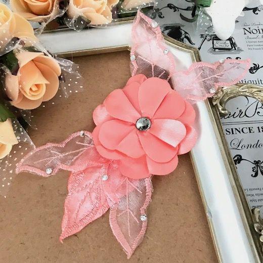 モチーフ 花モチーフ 立体的 素材 材料 フラワー モチーフ ピンク 3d お花 ビーズ付き パーツ 装飾 レオタード バトンモチーフ 男子レオタード 新体操 C3 1 1249 Elisabeth Smile Craft Shop 通販 Yahoo ショッピング