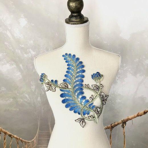 モチーフ レース ビンテージ 花模様 刺繍モチーフ ハンドメイド