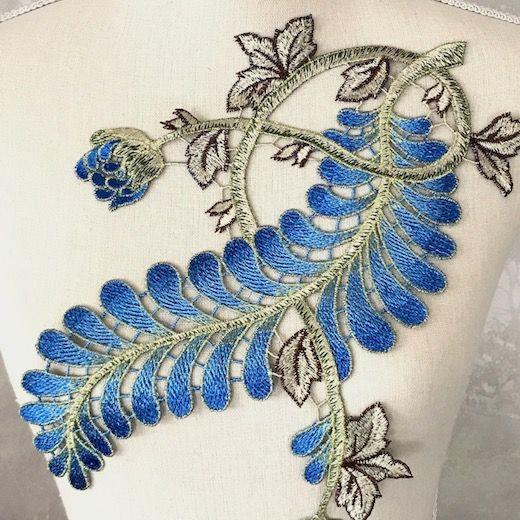 モチーフ レース ビンテージ 花模様 刺繍モチーフ ハンドメイド